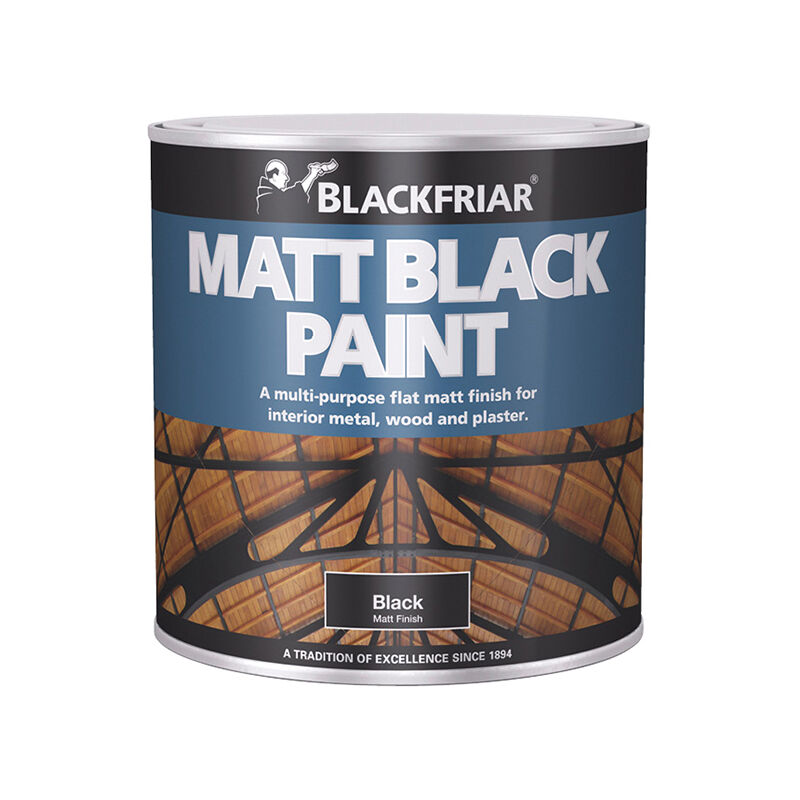 Blackfriar - BF0520001F1 Matt Black Paint 250ml BKFMB250