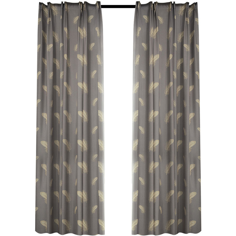 Blackout Curtains for Bedroom Thermal Insulated Printed Curtain Drapes Home Decoration for Living Room (2 Panel,55''x102''),model: 39"x102"