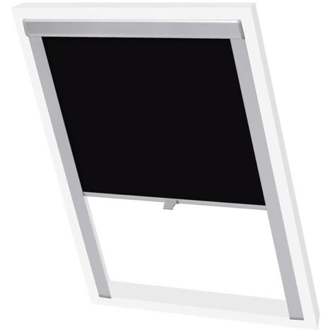 Blackout Roller Blind Black CK02 vidaXL