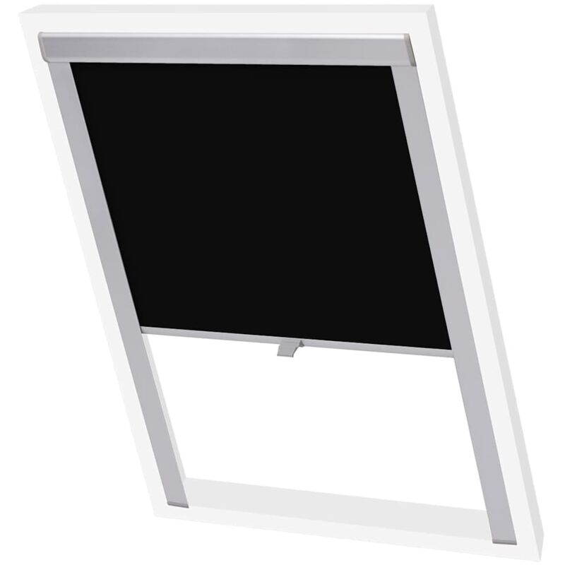 Blackout Roller Blinds Black P08/408 Vidaxl