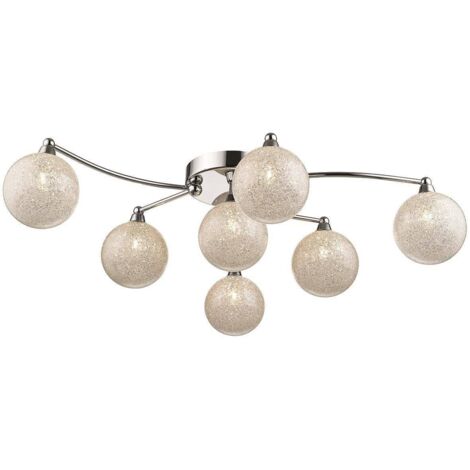 BLACKPOOL 7-Light Clear Ceiling Light