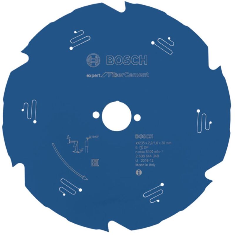 Lama circolare Expert per cemento fibrato, 235 x 30 x 2,2 mm, 6