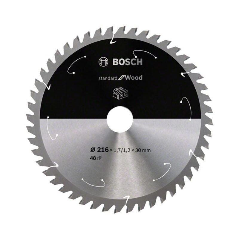 Bosch 216mm x 30mm x 48T 1.7/1.2mm Saw Blade