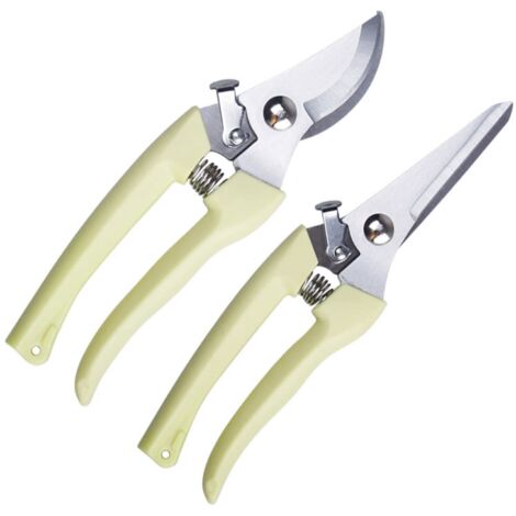 Blade Pruning Shears - Branch Pruner - Set of 2 Multi-Function Garden Pruning Shears - For Cutting Flowers and Fruit Trees