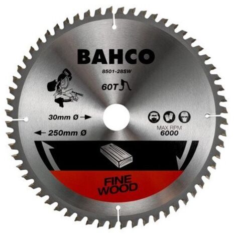 BLADES FOR WOOD CUTTING CORDED MACHINES 8501-260-60SW - BAHCO