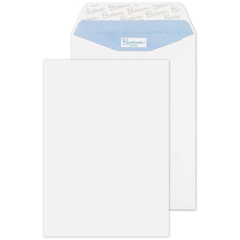 Blake - Pemium Office Pocket Envelope C5 Peel and Seal Plain 120gsm Ulta Whi - White