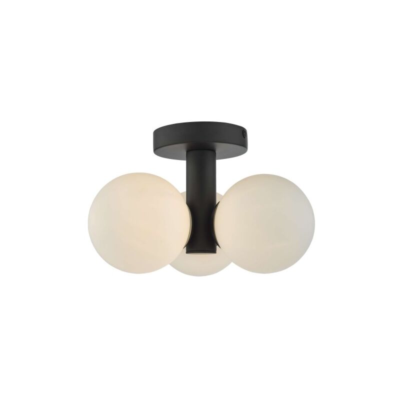 Blake Triple Globe 3 luci semi-incasso in vetro