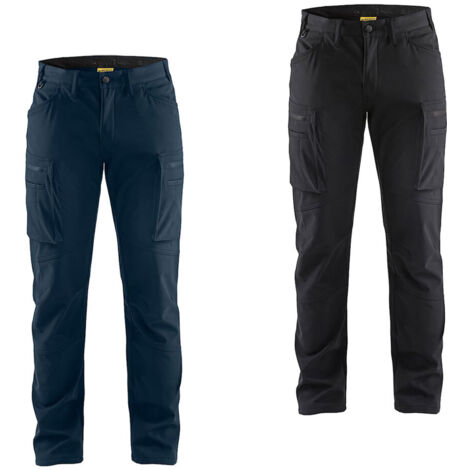 Blaklader 1477 Service Softshell Arbeitshose - 46 (EU) - Schwarze
