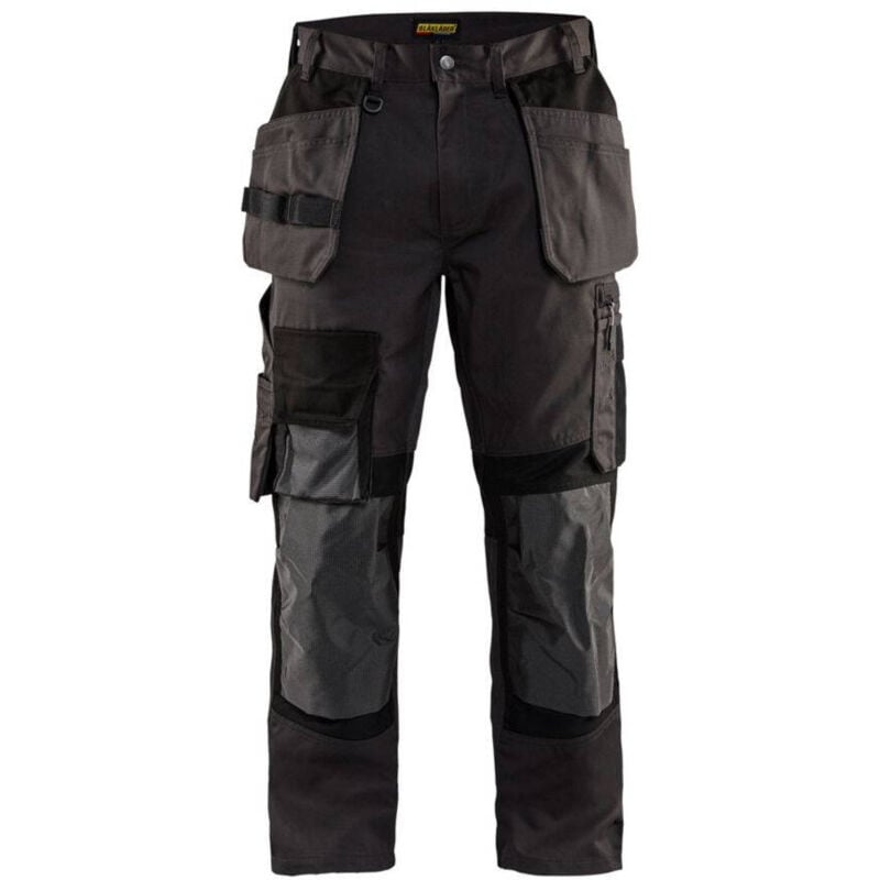 Pantaloni da lavoro artigianale Blaklader + STRETCH Grigio scuro / Nero 38