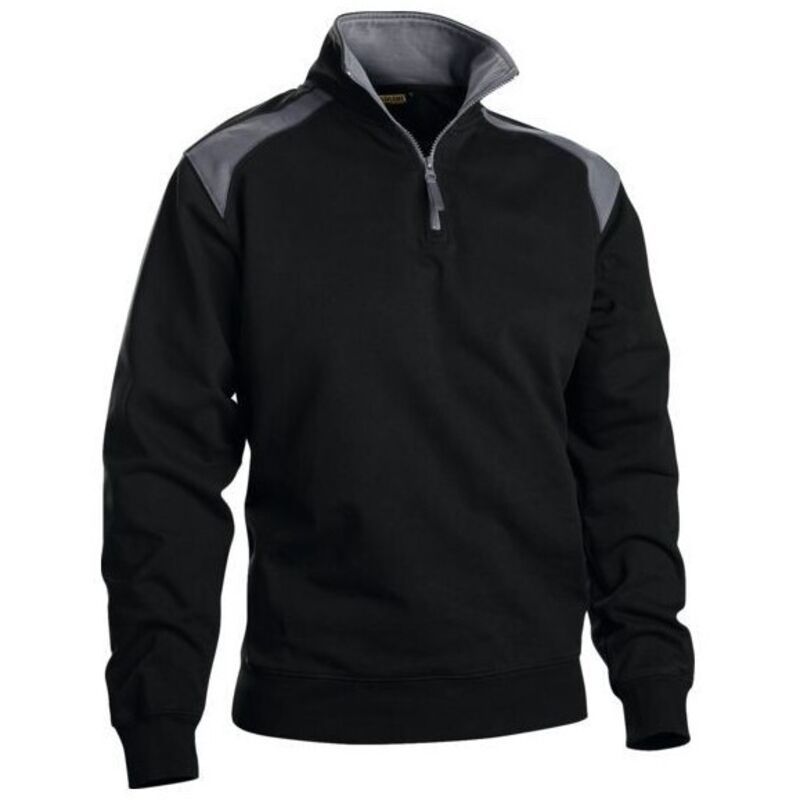 Blaklader Schwarzer-grauer Pullover T L