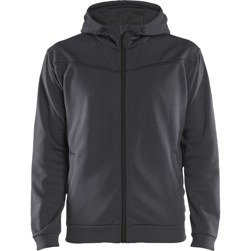 BLAKLÄDER - Felpa con cappuccio grigio medio /