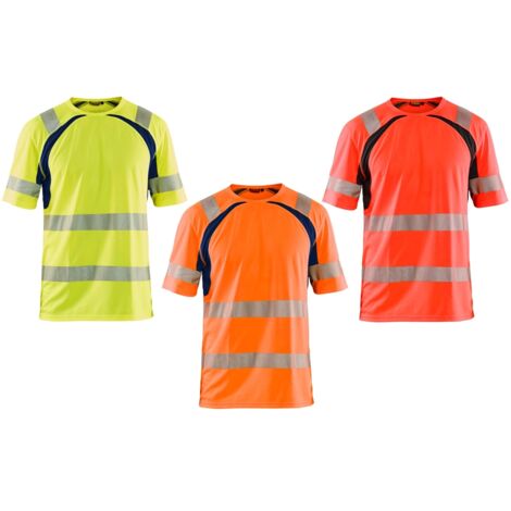 Blaklader 3397 Gut sichtbares Anti-UV-T-Shirt - XXL - Rojo