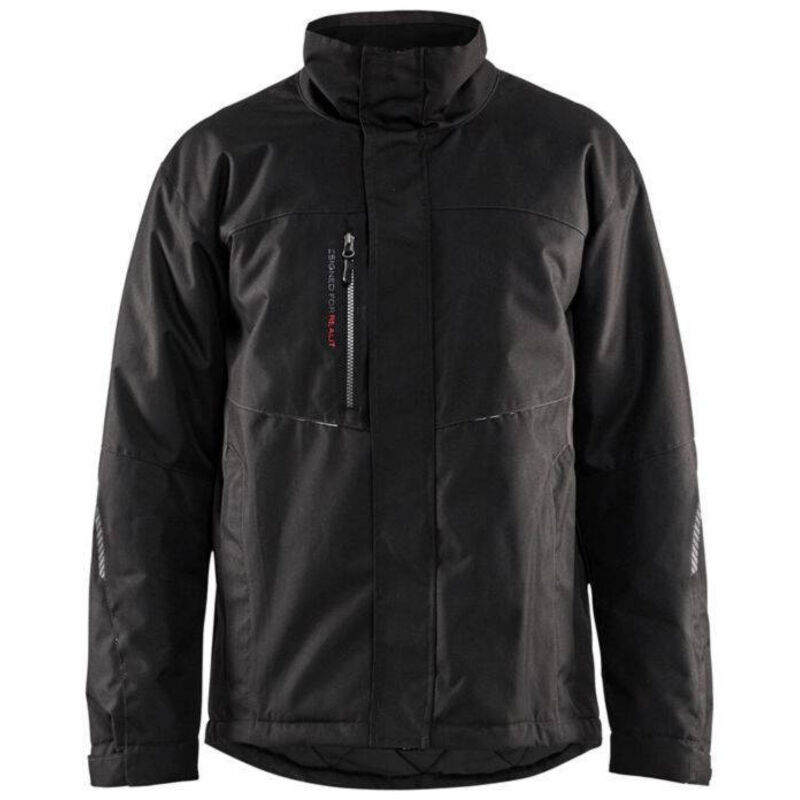BLAKLÄDER - Giacca invernale nero / grigio scuro