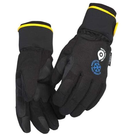 BLAKLADER Gants de travail noir hiver Thinsulate® - 2249 - Noir - 12 (3XL)