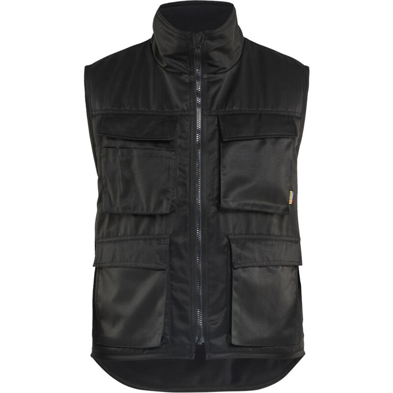 Gilet de travail sans manches hiver 3801 - Noir xxl