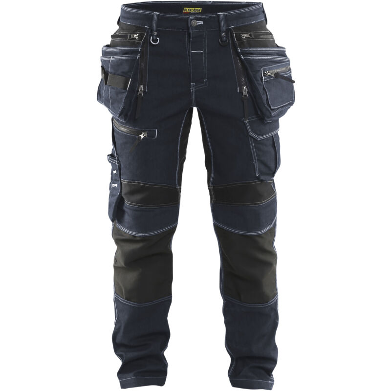Blaklader Arbeitshose X1900 Artisan Stretch 2d 1990 – Marine/schwarz Xl – Fr(48) – Se(c54) – Normen