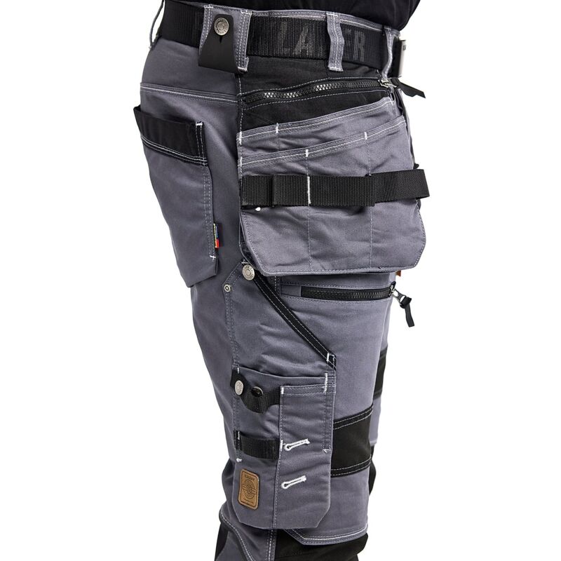 Pantalon de travail X1900 Denim stretch 1990 Gris moyen/Noir L - FR(46) - SE(C52) - Standards