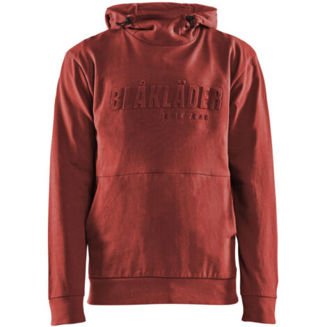 Blaklader Sudadera con capucha rojo ladrillo cómoda y duradera