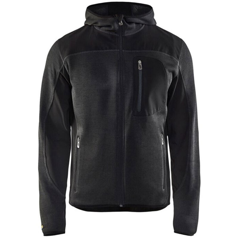 Veste tricotée Blaklader capuche t.xs - gris anthracite/noir - 493021179799-XS