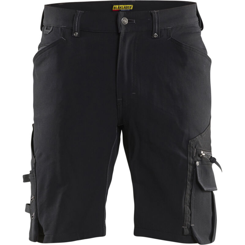 Blaklader Arbeits-shorts X1900 Artisan Stretch 4d Ohne Schwimmende Tasche 1987 - Schwarz Xl - Fr(48) - Se(c54) - Standards