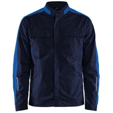 Blakläder Bundjacke Industrie Stretch, marineblau / kornblau, Unisex-Größe: 2XL
