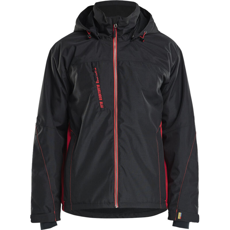 Blaklader Arbeitsjacke Mit Technischem Futter 4890 - Schwarz/rot 4xl