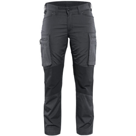 BLAKLÄDER Service Bundhose Damen, dunkelgrau / schwarz, Konfektionsgröße DE: 40