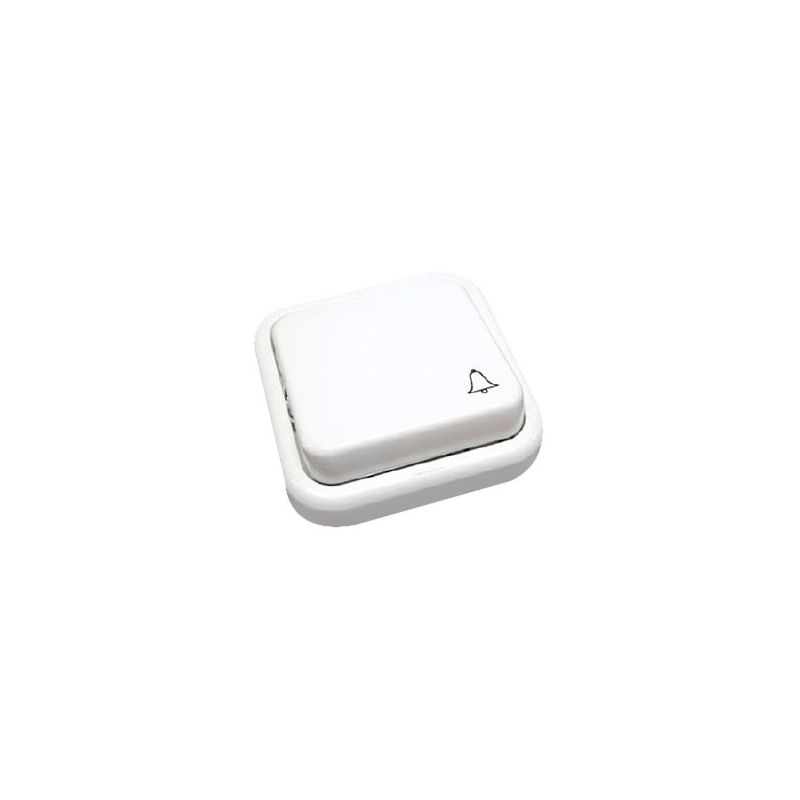 

Pulsador campana blanco serie Kristal (Fontini 20-310-05-2)