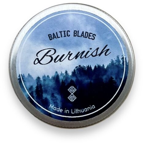 Blaltic Blades Burnish Artisanal Blade & Wood Wax 20g Cera universal para cuchillos, cuero, mangos, tablas de cocina, etc.