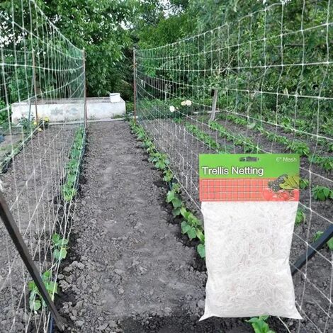 (BLANC, 1,5 x 4,5 m) Filet de support pour plantes grimpantes, support pour plantes grimpantes, accessoires de jardinage hydroponique, multi-usages