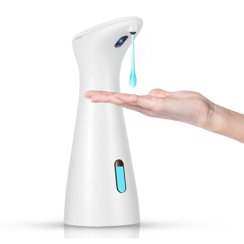 Distributeur de savon automatique à capteur multi-scènes 200 ml blanc, compact et pratique