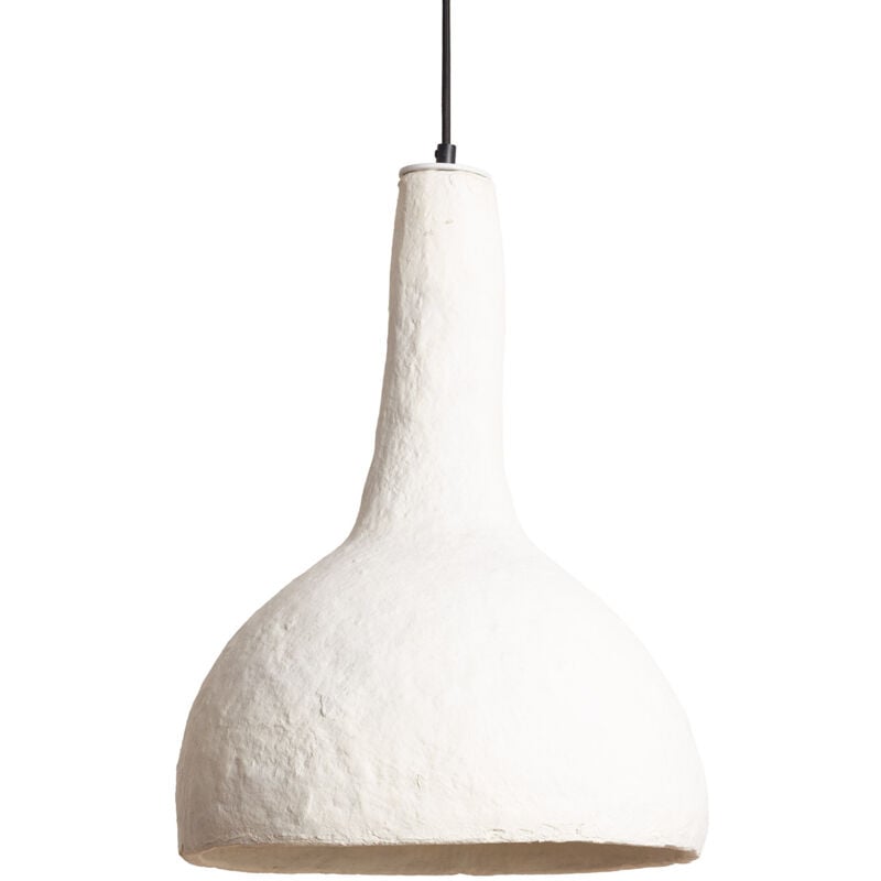 Iluzzia - Suspension Papier Mâché Gilem Blanc