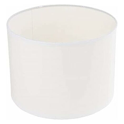 blanc abat-jour rond pour lampes, 26cm x 19 cm