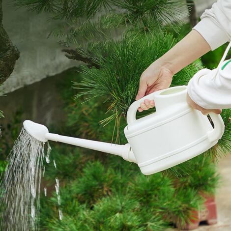 Blanc Arrosoir de jardin 4 L à long bec