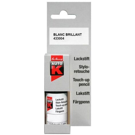 BLANC Brillant (Stylo retouche 9 ml ) - Pinceau...