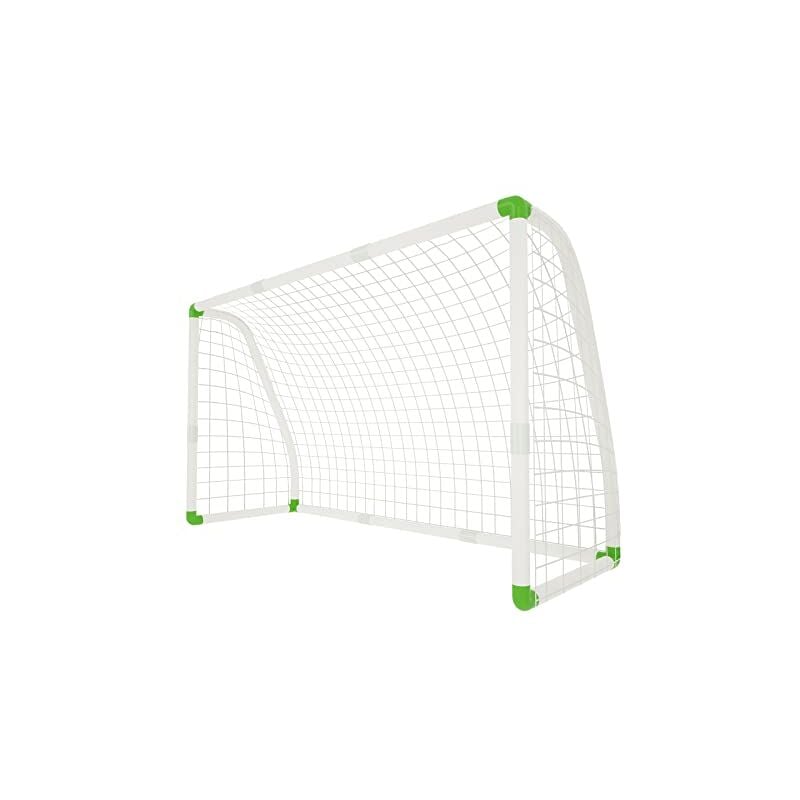 Blanc But de Football 180 x 120CM Cage de Foot Portable Montage Rapide pour Enfant Extérieur, Idéal pour le Parc ou la Plage Naizy