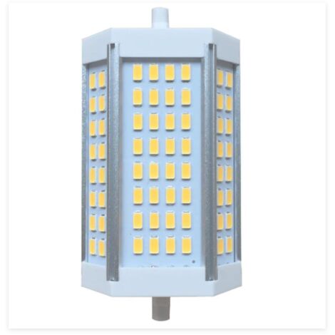 (Blanc Froid 6000K) Ampoule LED R7S 118mm à gradation 30W, Projecteurs de type J à double culot, 200W Halogène T3 Equivalent, 3000LM, Lampes murales/d