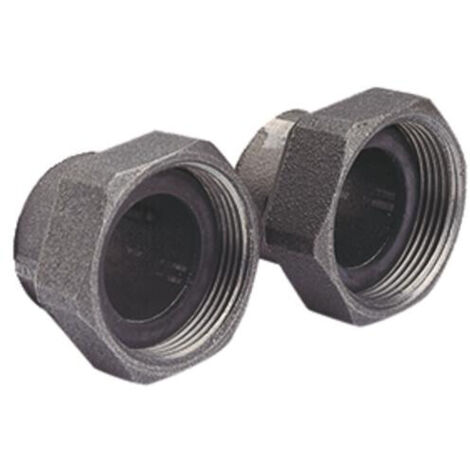 Blanc Habitat – Raccord union femelle pour circulateur – Femelle 33/42 – Écrou 50/60 – Connexion étanche pour systèmes de plomberie