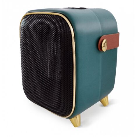 BLANC OU VERT 0.85 Venteo - chauffage d'appoint rétro 1000W  radiateur  électrique d'appoint avec thermostat réglable et écran digital