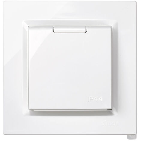 BLANC PRISE ENCASTRÉE BLANC IP44 - 16 A