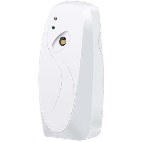 Blanc Pulvérisateur de parfum automatique, machine d'aromathérapie murale à lumière temporisée, adaptée à la maison, à la salle de bain, aux toilettes et au bureau