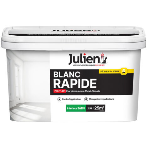 Blanc Rapide Satin - 165735 - Blanc - 2.5l - Julien