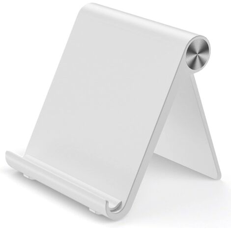 blanc Support Tlphone Bureau Porte Smartphone Table Repose Tlphone Portable Socle Smartphone Stand Compatible Avec Ipad Iphone 13 Pro Max Mini 12