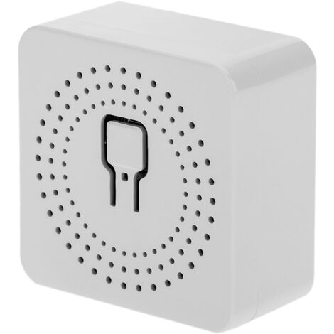 Blanc WiFi Smart Mini Switch Smart Switch Compatible avec Google Home, Alexa et IFTTT 2 Canaux