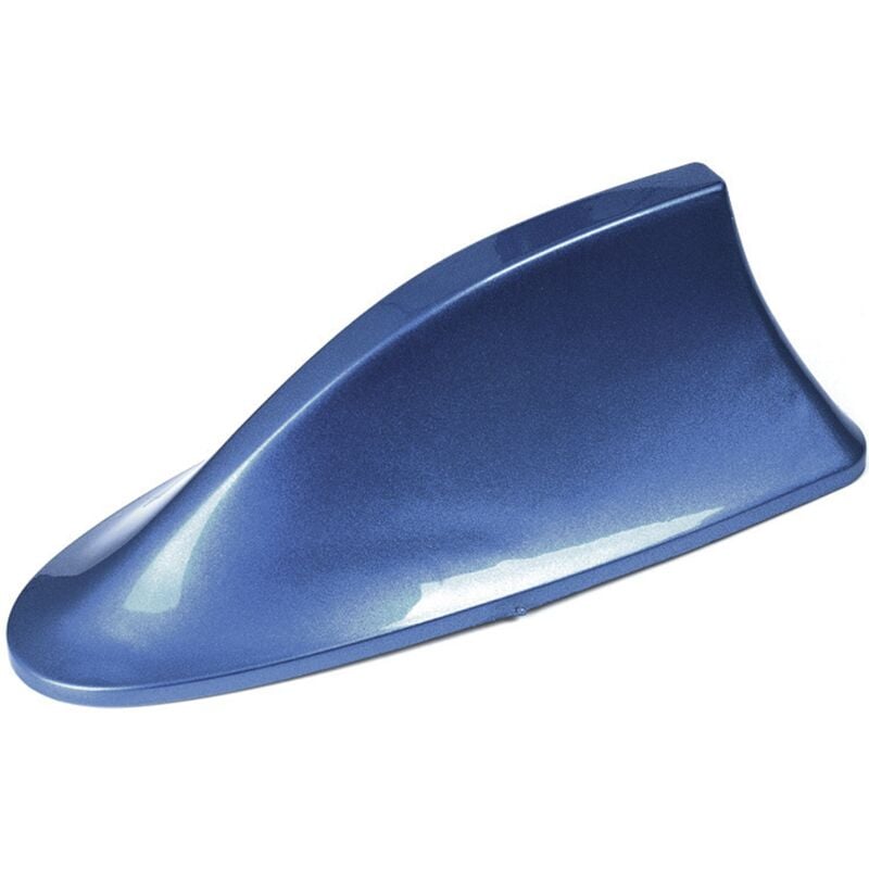 Csparkv - Bleu,17x7x6cm)Antenne de voiture Voiture radio antenne aileron de requin Antenne de toit d'antenne de voiture universel Shark Mat - blue
