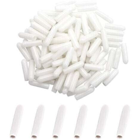 (Blanc)，Capuchons pour Lave-Vaisselle Panier[100 Pièces], Capuchon du Lave-Vaisselle, Capuchons pour Panier à Vaisselle, Accessoires Lave-Vaisselle, Antirouille