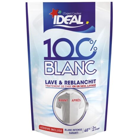 Blanchisseur teinture tissus 100 % - BLANC
