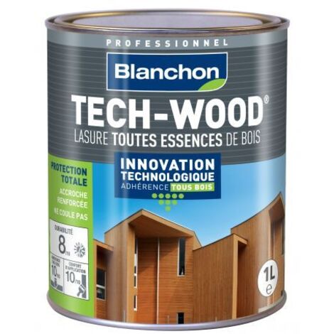 Blanchon Tech-Wood Lasur 1L weiß für alle Holzarten