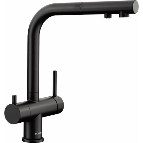 BLANCO 526672 Rubinetto da Cucina, Nero Matte
