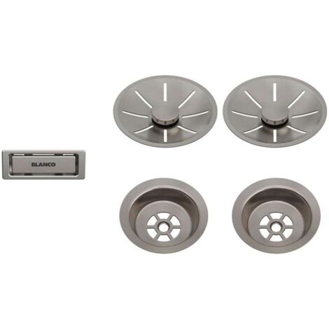 Blanco Accessoires - Ablaufgarnitur InFino, Platin 207410